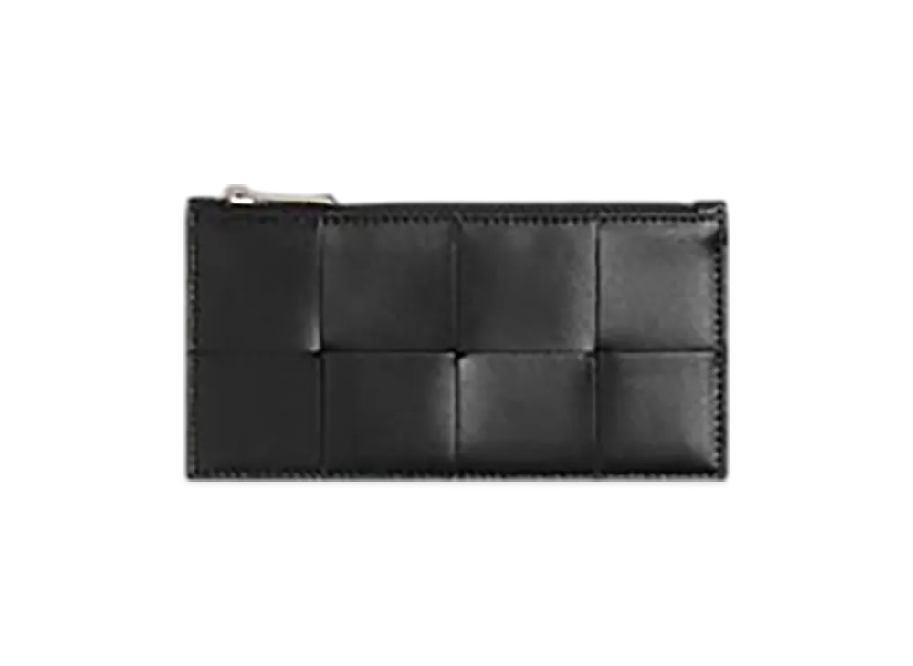 Bottega Veneta Slim Cassette Long Wallet "Black"