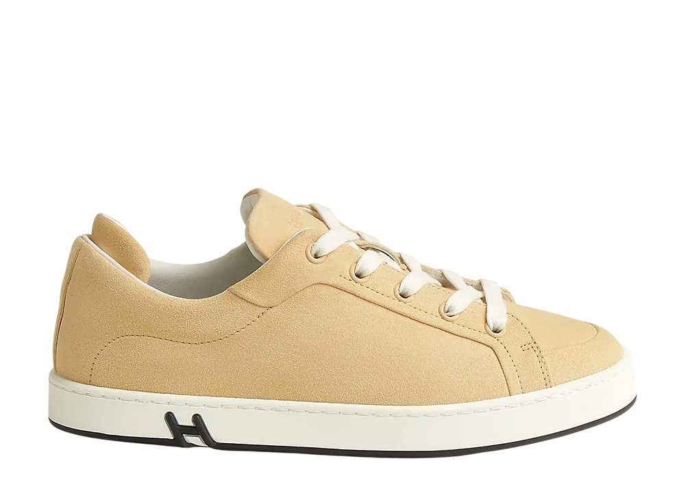 エルメス ウィメンズ キッド スニーカー "ジョーヌカリソン"