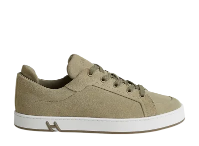 Hermes Women's Kid Sneaker "Vert Mosaique"