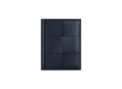 Bottega Veneta Cassette Slim Flap Card Case "Space/Sapele"