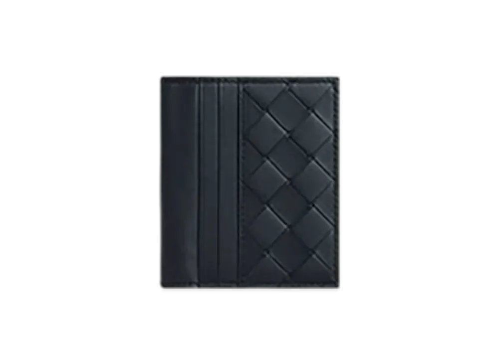 Bottega Veneta Intrecciato Bill Wallet "Shadow/Olive Oil"