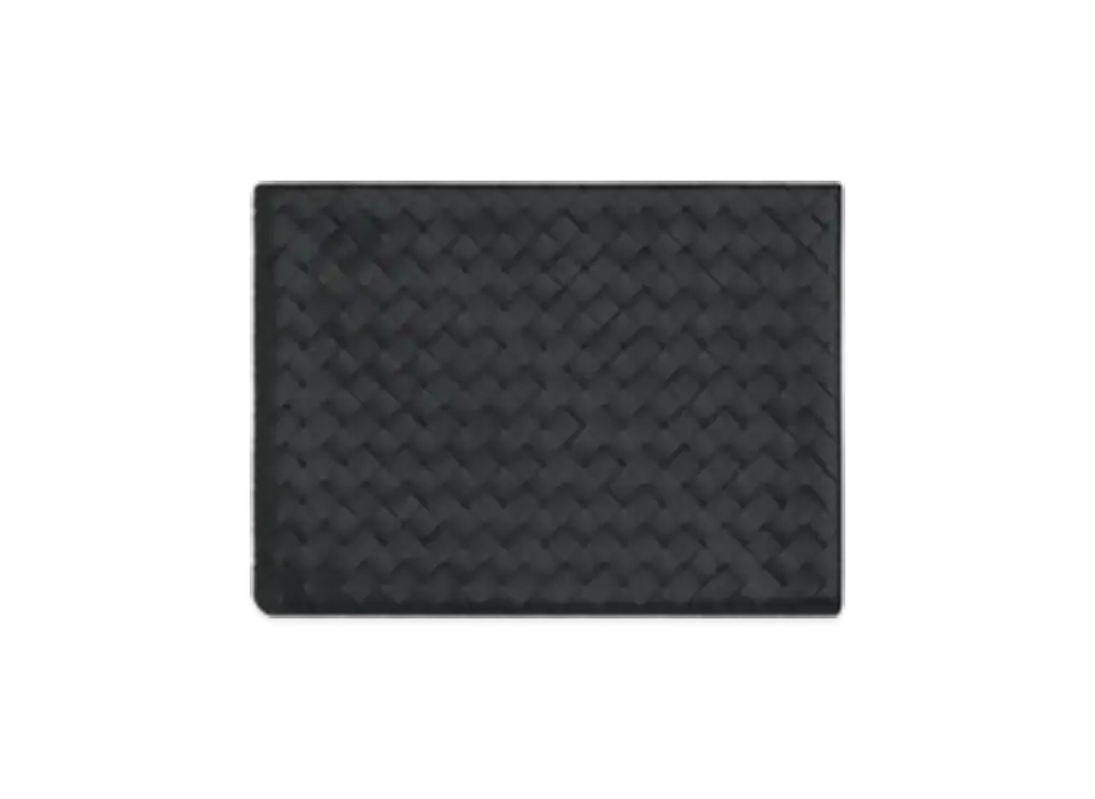 Bottega Veneta Intrecciato Half Zipped Pouch "Aldoars/Deep Pacific"