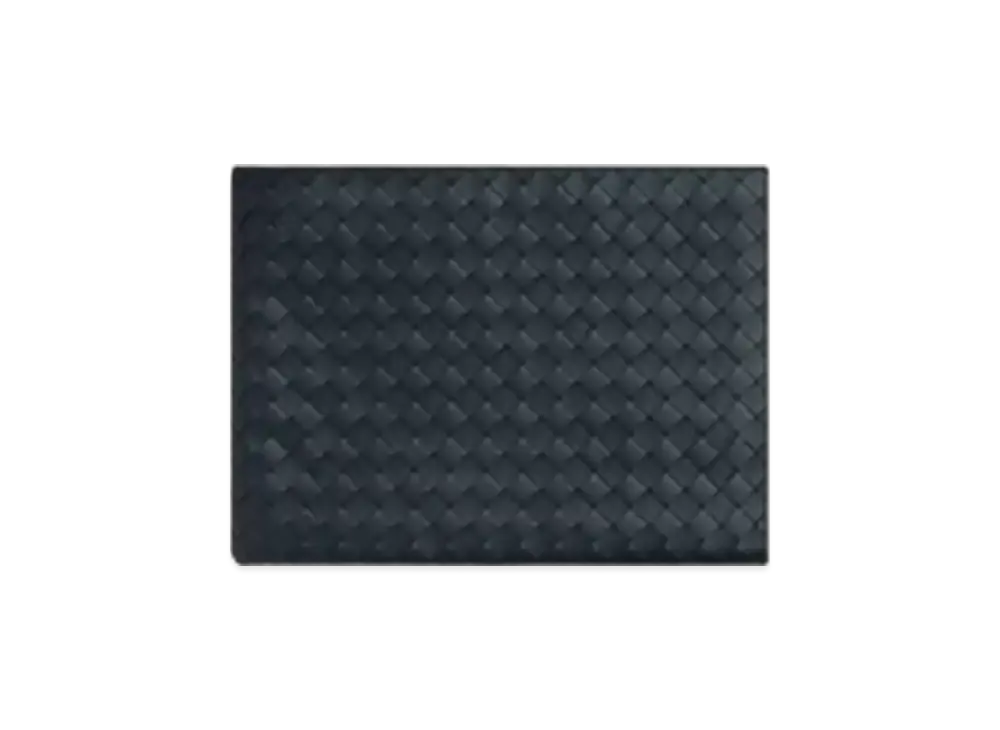 Bottega Veneta Intrecciato Half Zipped Pouch "Shadow/Olive Oil"