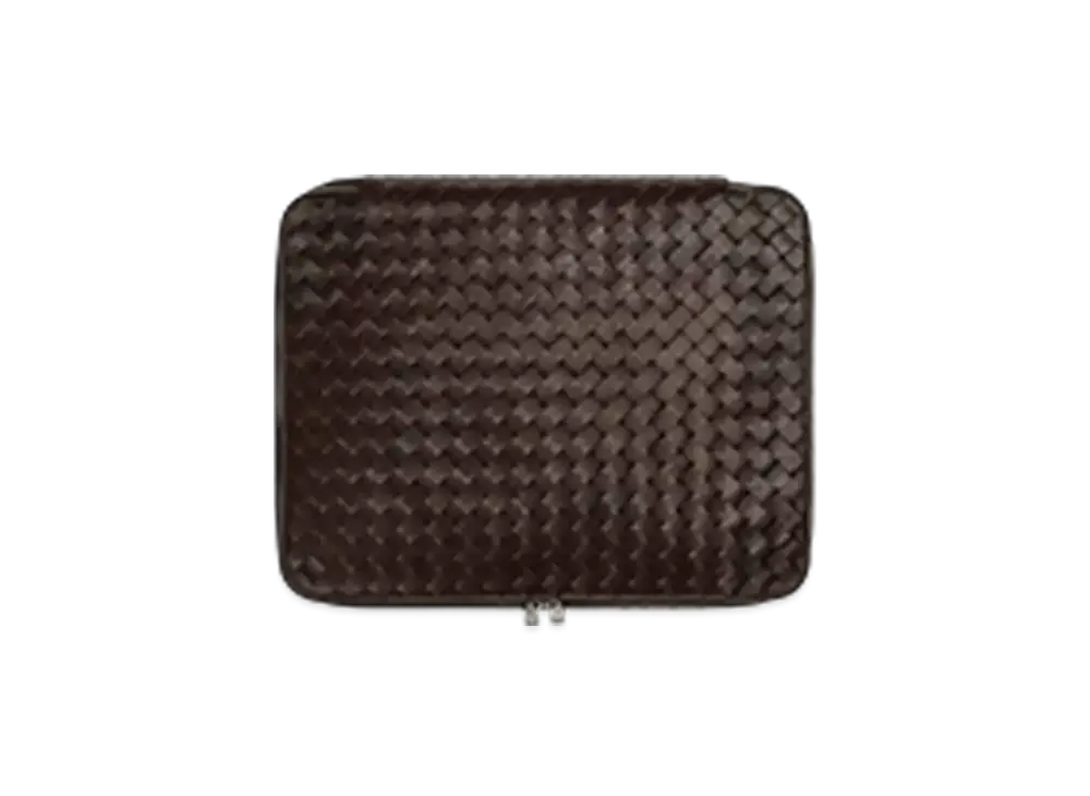 Bottega Veneta Intrecciato Medium Packing Cube "Fondente"