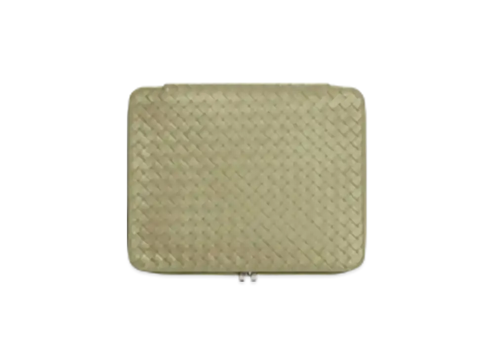 Bottega Veneta Intrecciato Medium Packing Cube "Travertine"