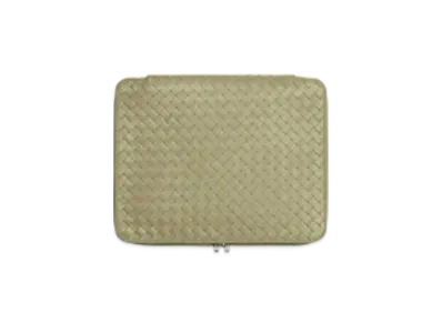 Bottega Veneta Intrecciato Medium Packing Cube "Travertine"