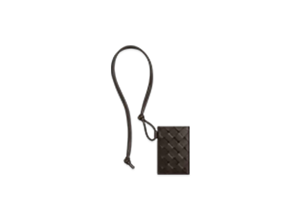 Bottega Veneta Intrecciato Badge Holder "Fondant/Matcha"