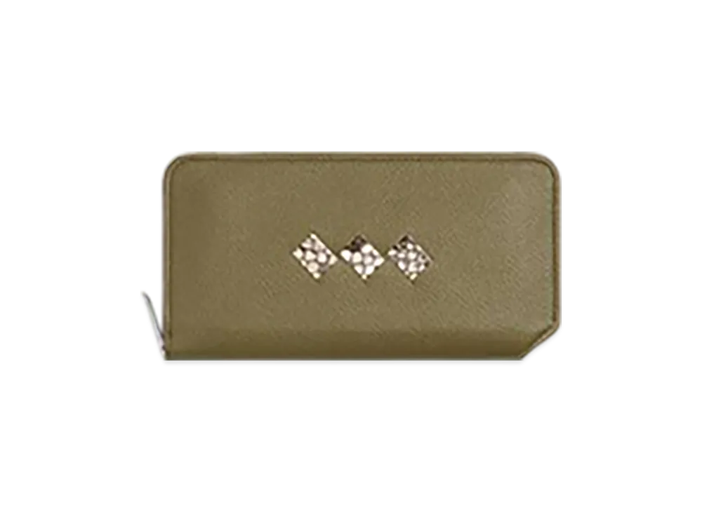 ボッテガヴェネタ トレ ジップアラウンドウォレット "アルガ/ロック/ボーン/フォンデンテ" 819387V4IKC2854