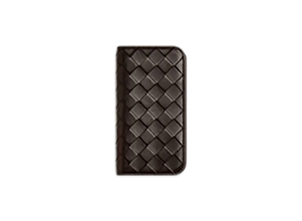 Bottega Veneta Intrecciato Iphone 16 Pro Foglio Case "Fondente"