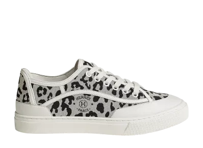 Hermes Women's Get Sneaker "Prunoir/Blanc"
