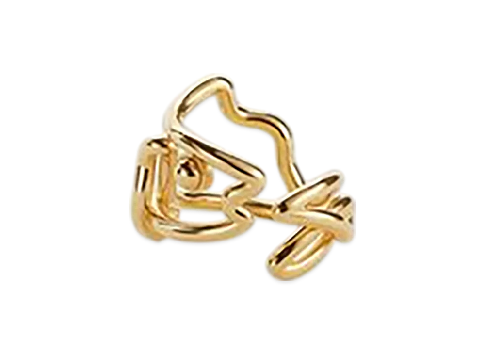 Bottega Veneta Fish Ring "Yellow Gold"