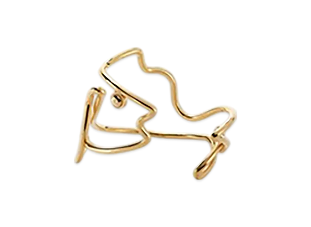 Bottega Veneta Fish Bracelet "Yellow Gold"