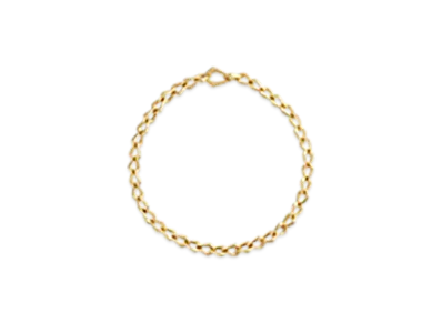 Bottega Veneta Fin Chain Necklace "Yellow Gold"