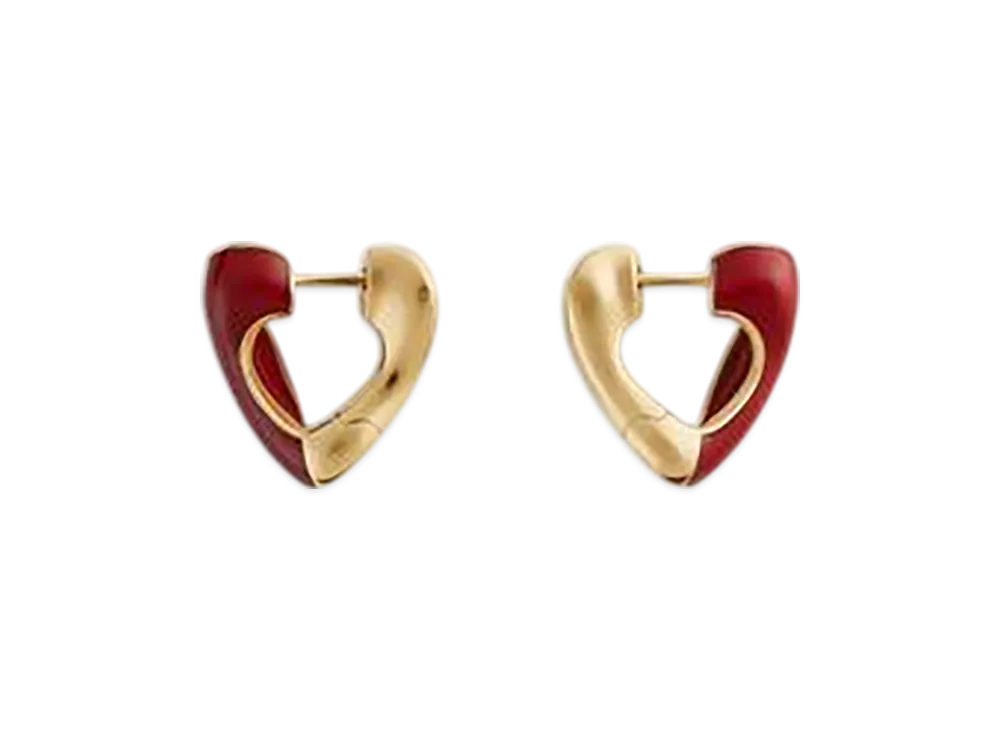 Bottega Veneta Cards Earrings "Syrup"