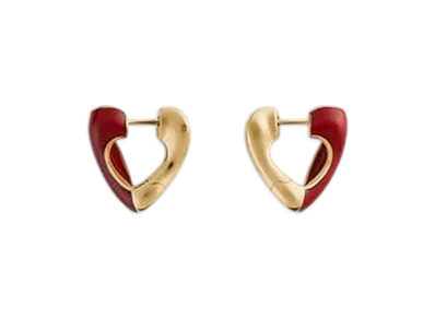 Bottega Veneta Cards Earrings "Syrup"