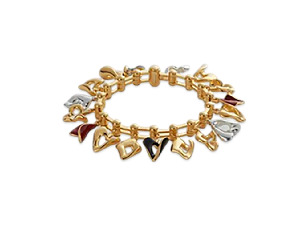 Bottega Veneta Cards Bracelet "Dark Green/Syrup"