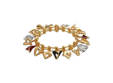 Bottega Veneta Cards Bracelet "Dark Green/Syrup"