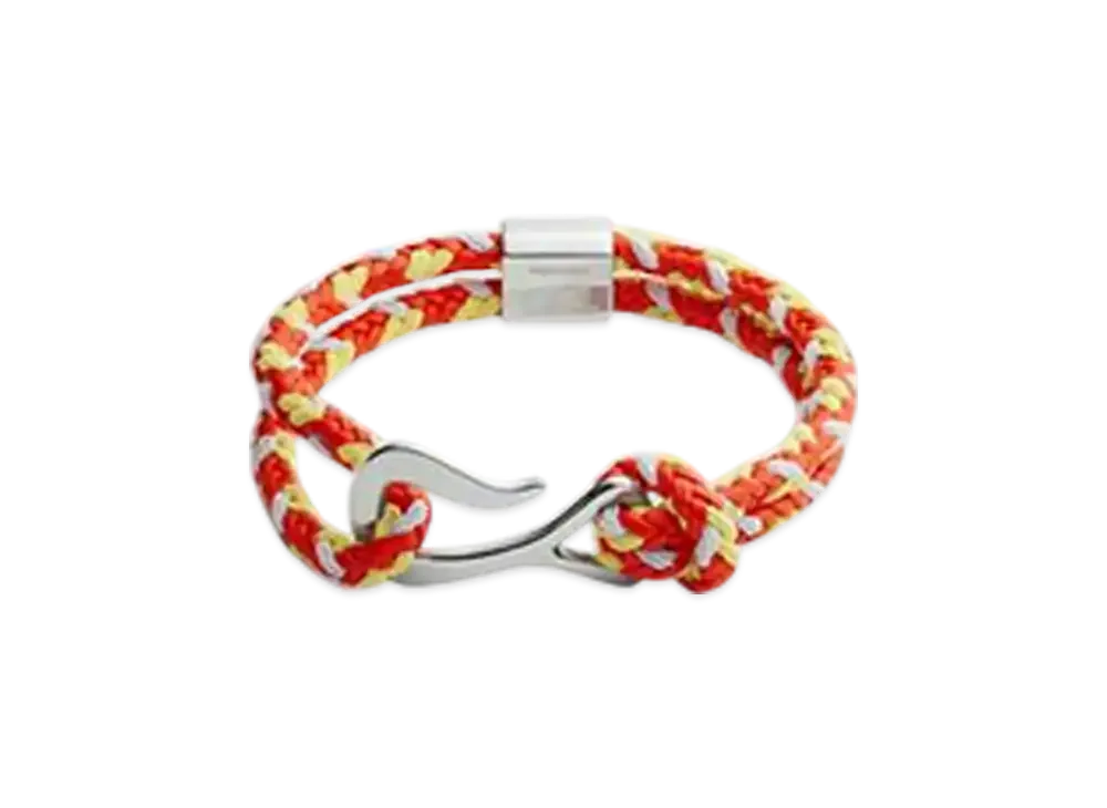 Bottega Veneta Braid Leather Bracelet "Orange/Pineapple"