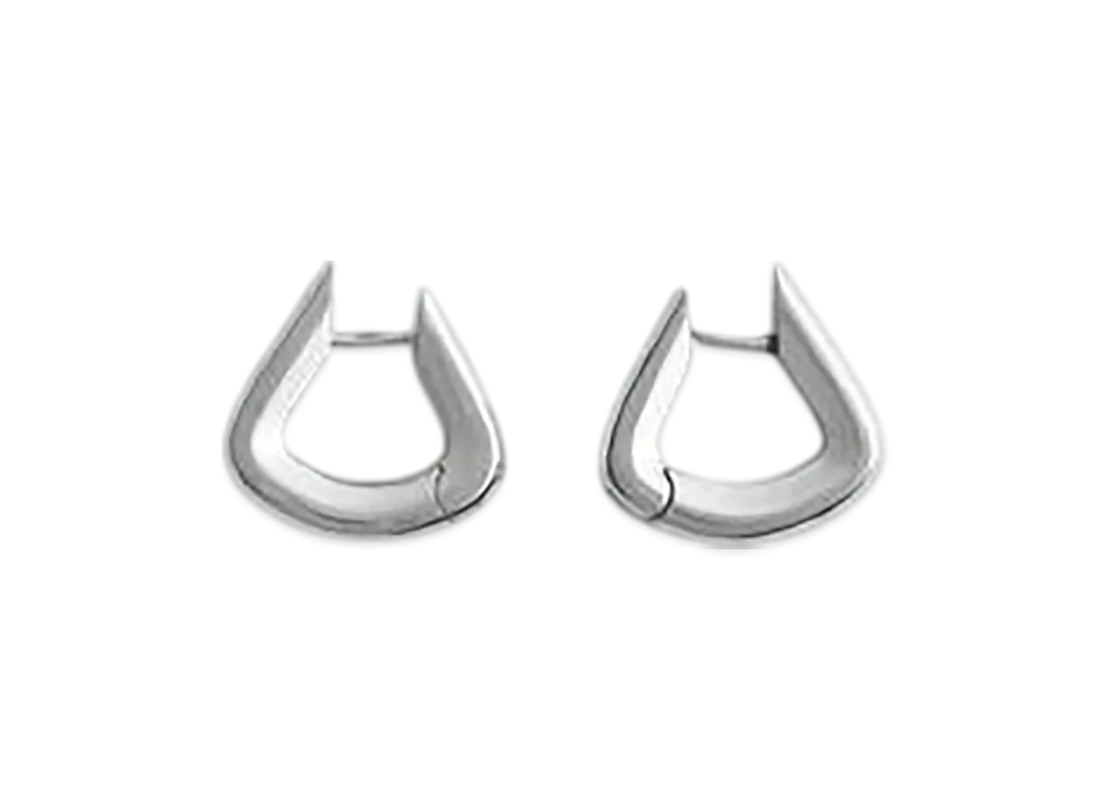 Bottega Veneta Fin Earrings "Silver"