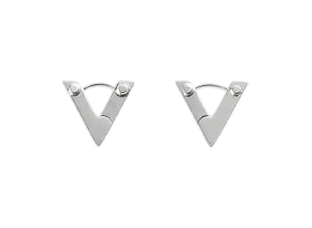 Bottega Veneta Rivet Earrings "Silver"