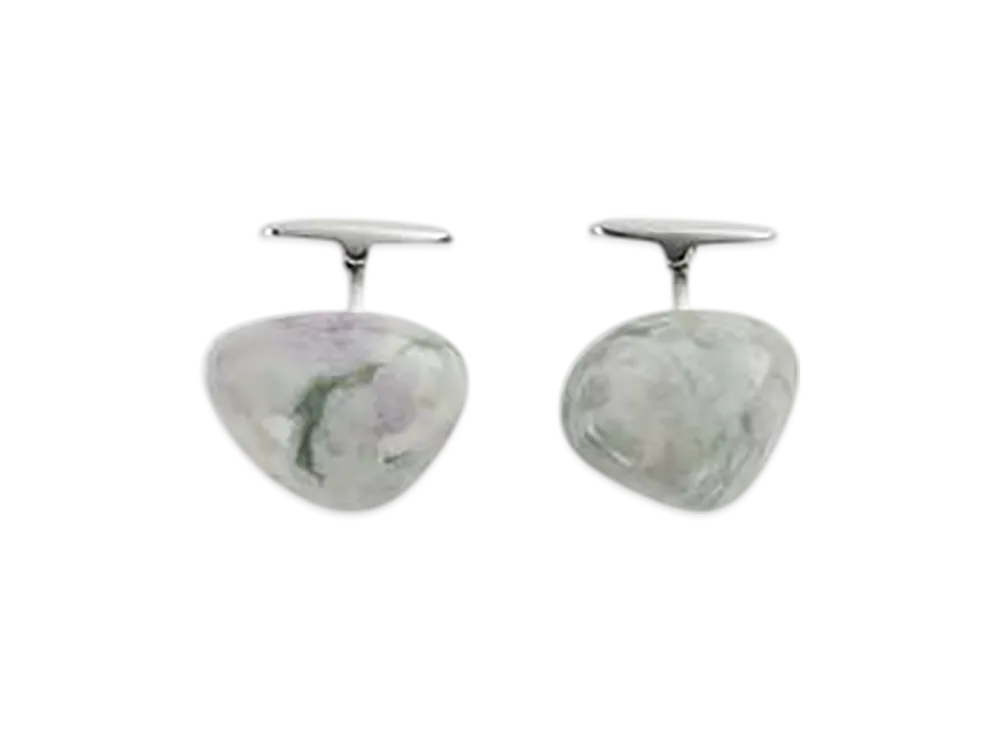 Bottega Veneta Peace Jasper Cufflinks "Peace Jasper"