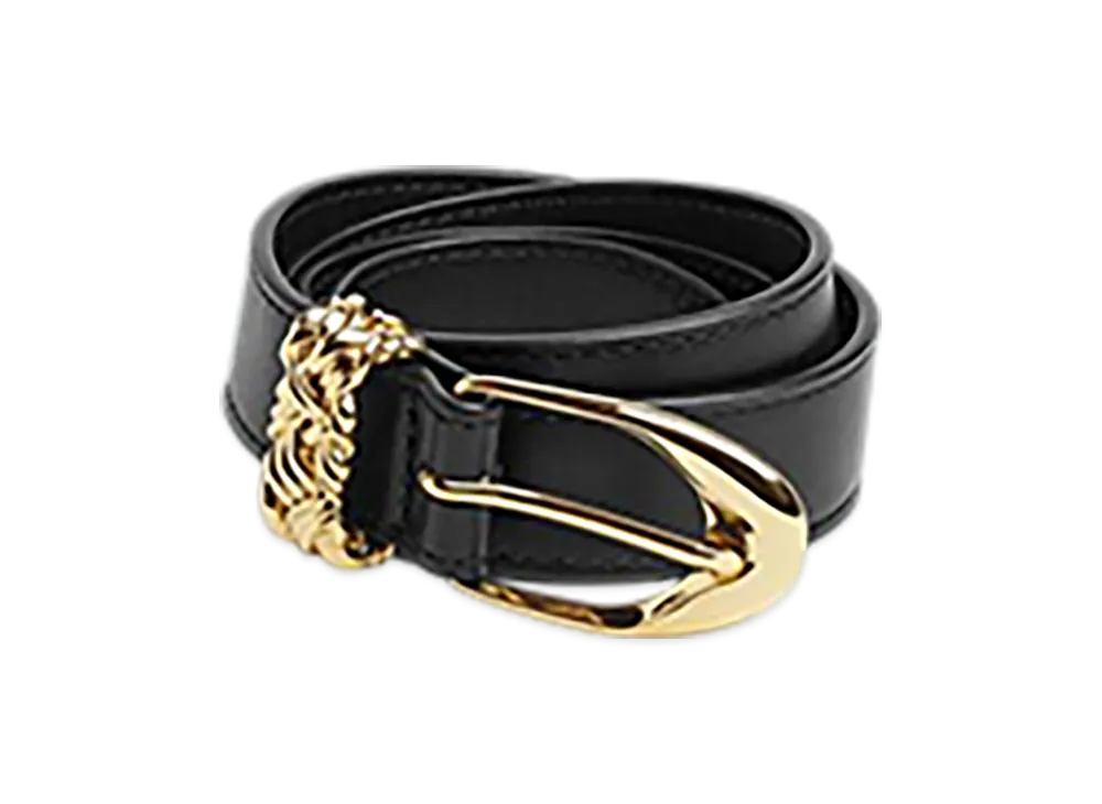 Bottega Veneta Intreccio Loop Belt "Black"
