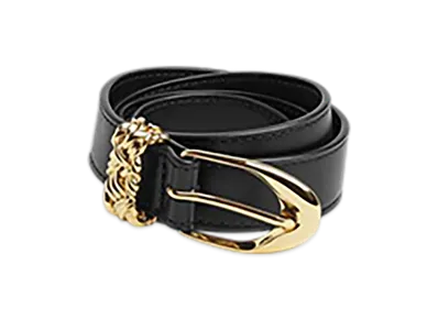 Bottega Veneta Intreccio Loop Belt "Black"