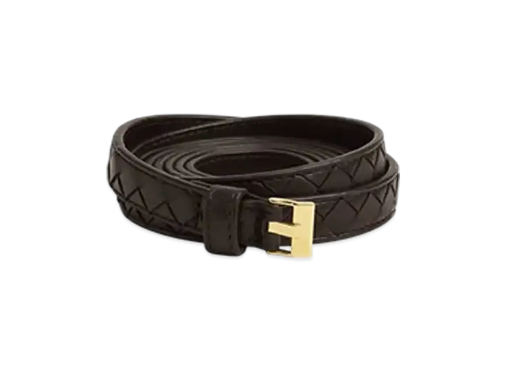 Bottega Veneta Watch Double Belt "Fondente"