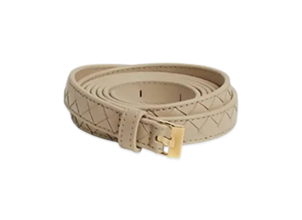 Bottega Veneta Watch Double Belt "Ecru"