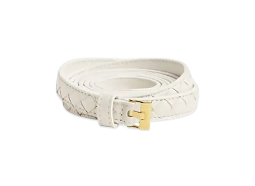 Bottega Veneta Watch Double Belt "Chalk"