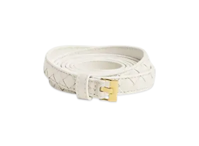 Bottega Veneta Watch Double Belt "Chalk"