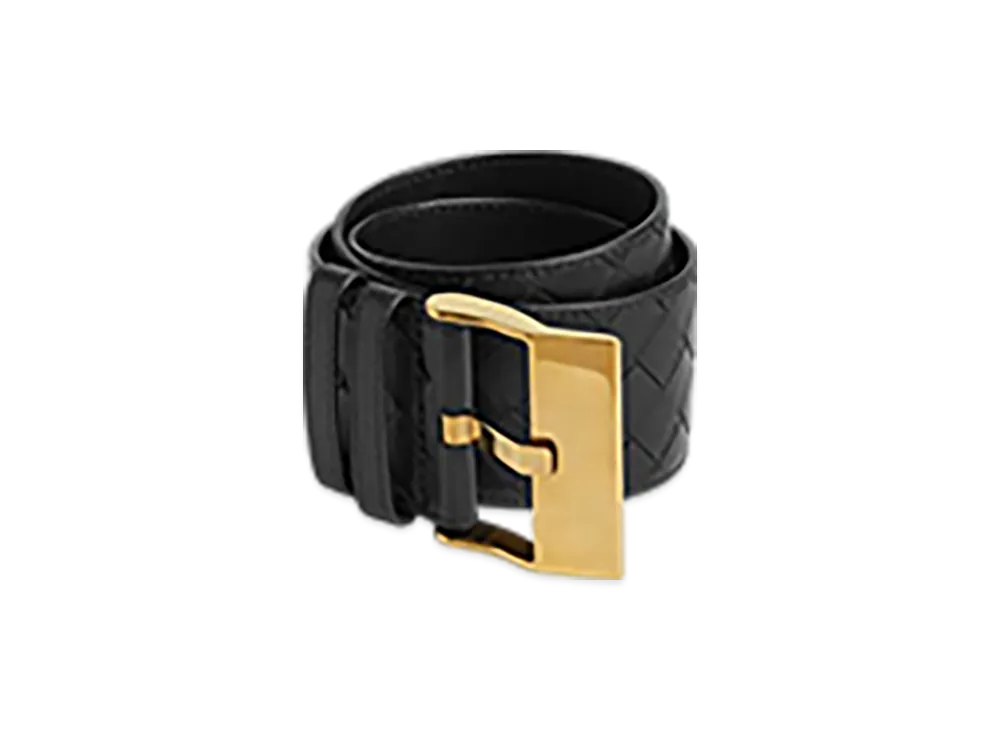 Bottega Veneta Watch Large Belt "Black"