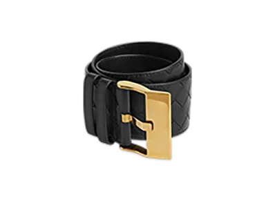 Bottega Veneta Watch Large Belt "Black"