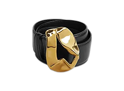 Bottega Veneta Abstract Belt "Black"