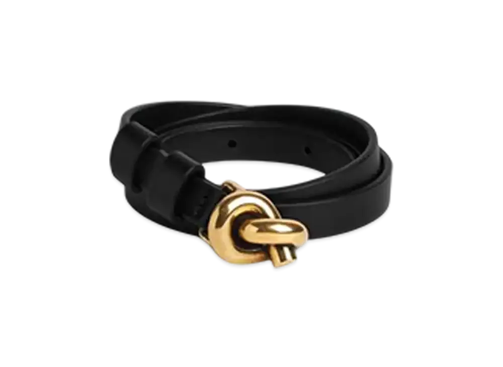 Bottega Veneta Knot Belt "Black"