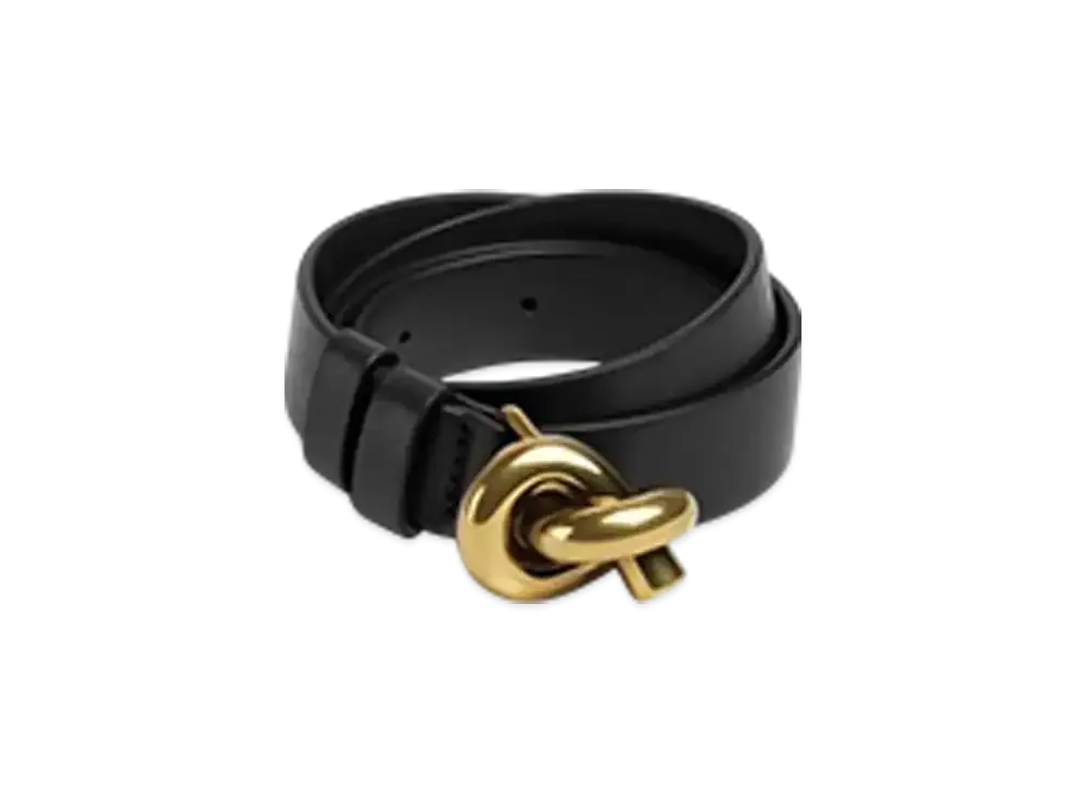 Bottega Veneta Knot Belt "Black"