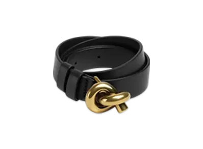 Bottega Veneta Knot Belt "Black"