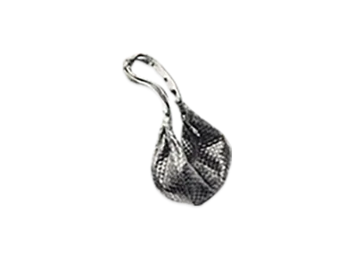 Bottega Veneta Silk Twill Printed Foulard "Chalk/Black"