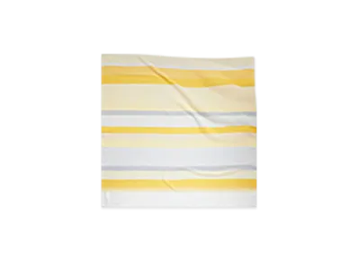 Bottega Veneta Silk Twill Striped Foulard "Yellow Multicolor"