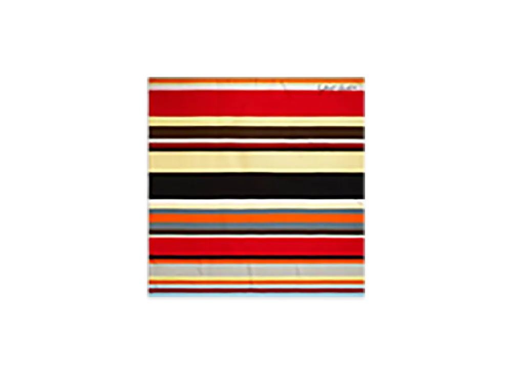 Bottega Veneta Silk Twill Striped Foulard "Multicolor"