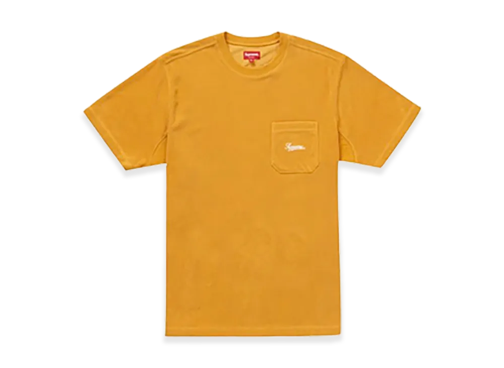 Supreme Terry Pocket Tee (19SS) "Gold"