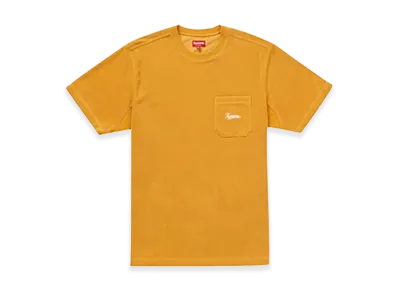 Supreme Terry Pocket Tee (19SS) "Gold"