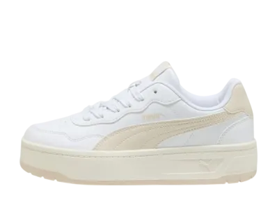 Puma Women's Court Lally Skye "PUMA White/Alpine Snow/Warm White"