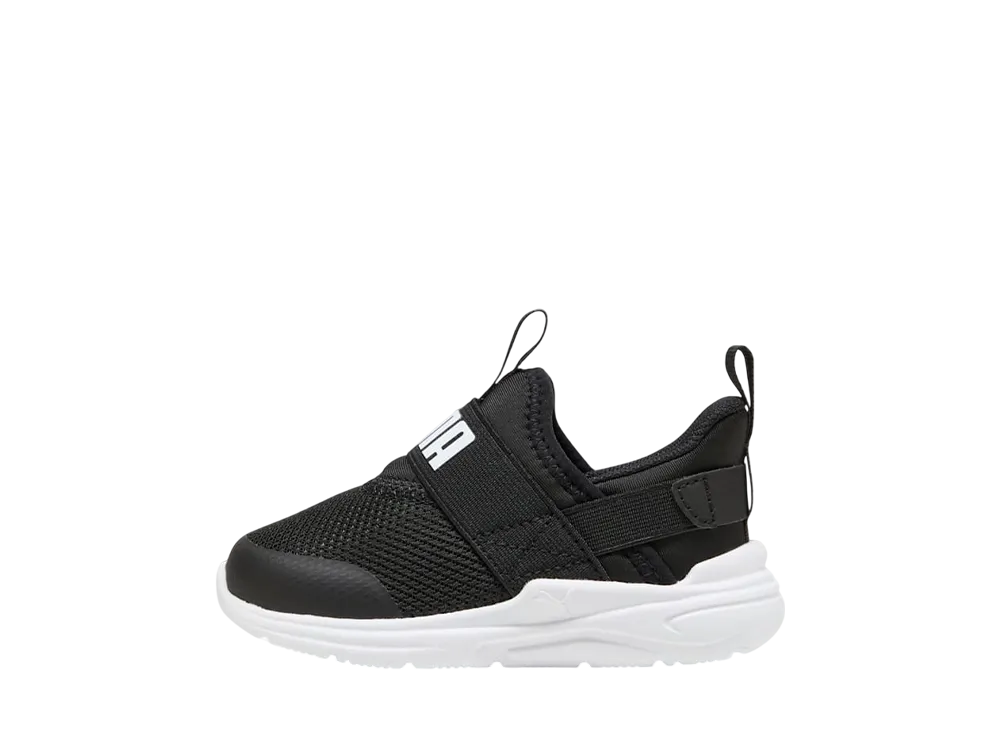 プーマ TD ソフトライド ワイヤード2 イーズイン "プーマブラック/プーマホワイト" (キッズ)