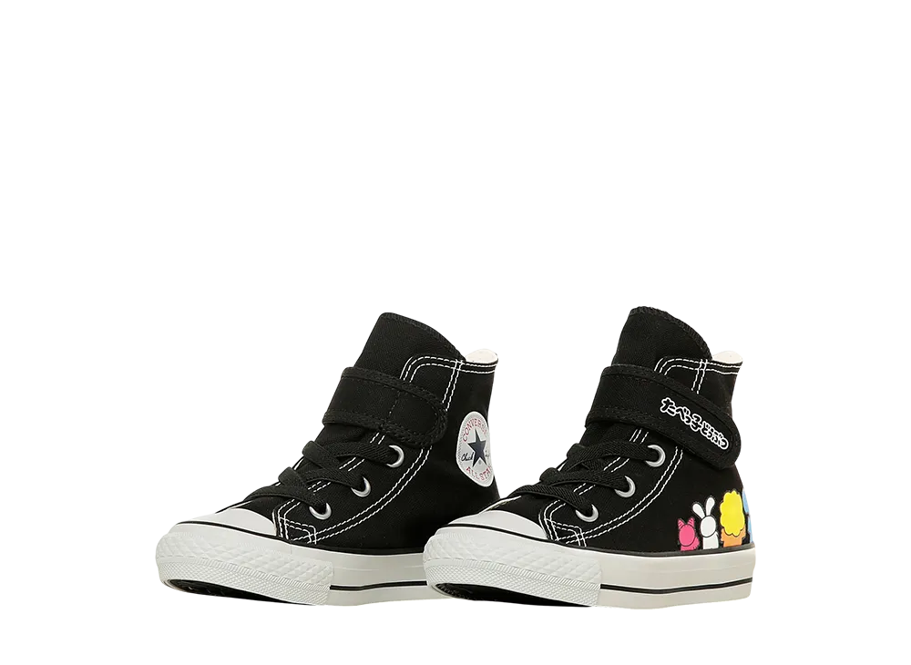 Tabekko Doubutsu × Converse PS Child All Star V-1 Hi "Black"