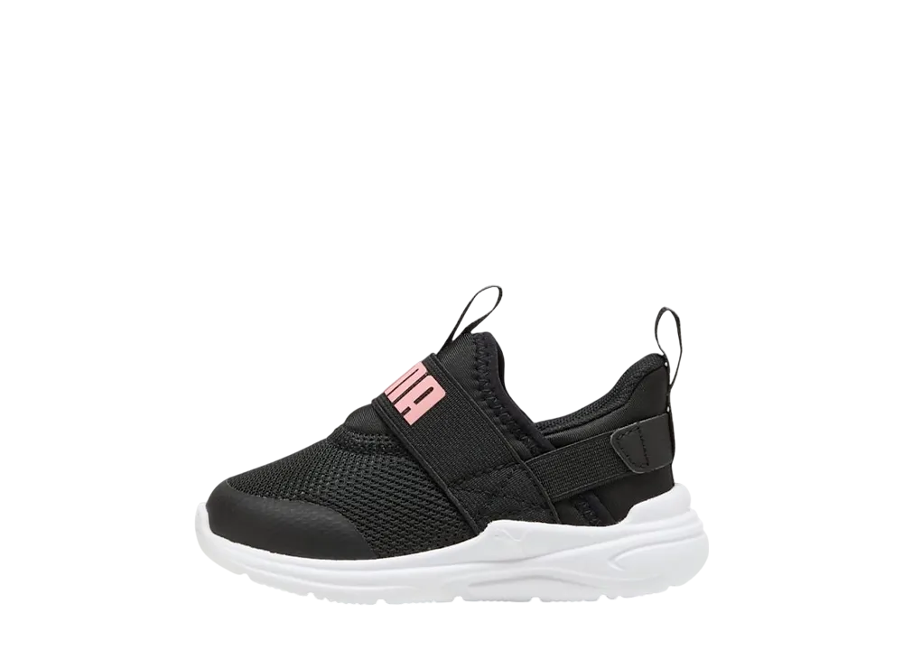 プーマ TD ソフトライド ワイヤード2 イーズイン "プーマブラック/ピンクスケープ/プーマホワイト" (キッズ)