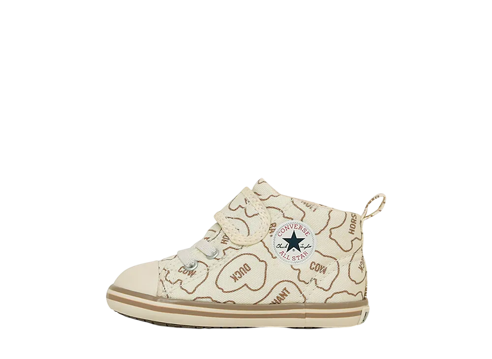 Tabekko Doubutsu × Converse TD Baby All Star BS V-1 "Off White"