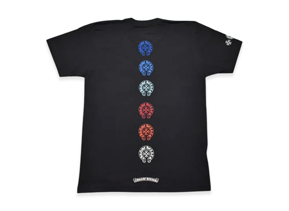 Chrome Hearts Multicolor Horseshoe Tee "Black"
