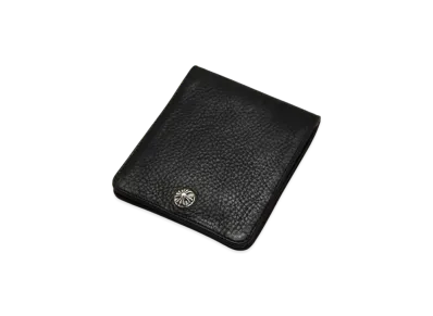 Chrome Hearts 1-Snap Cross Button Wallet "Black"