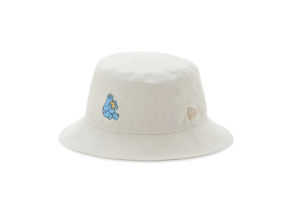 NEW ERA x SESAME STREET MARKET Collaboration Character Bucket Hat "Light Beige"